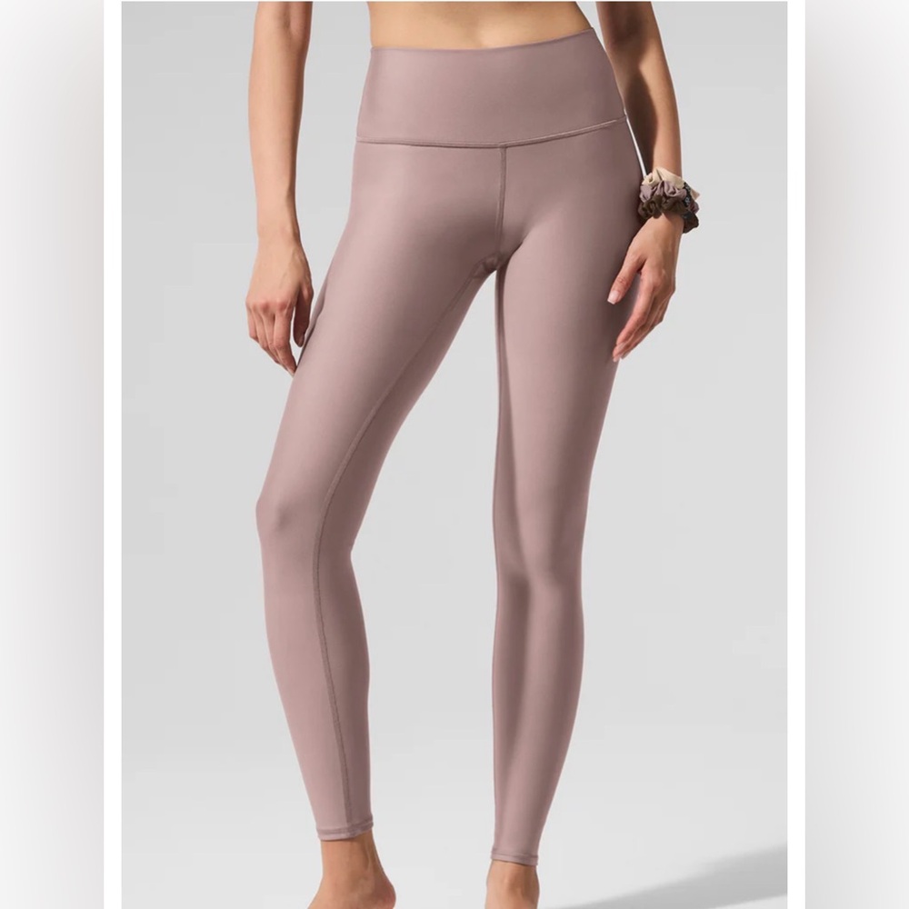 Beyond Yoga At Your Leisure High Waisted Midi Legging Ballet Pink Sz Medium Gym